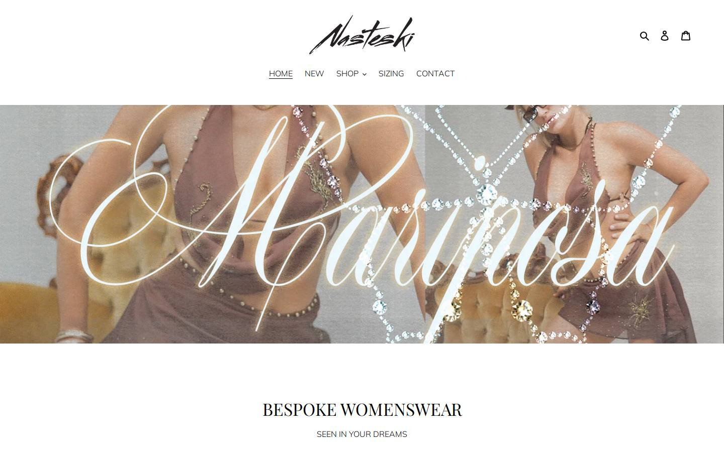 nasteski.com.au homepage screenshot