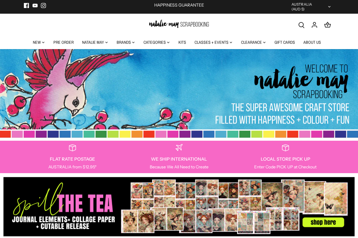 nataliemay.com.au homepage screenshot