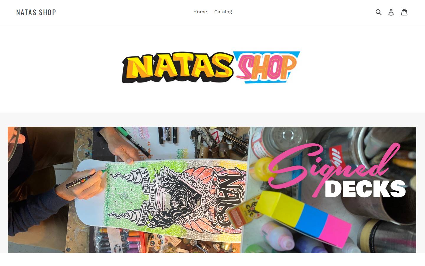 natasshop.com homepage screenshot