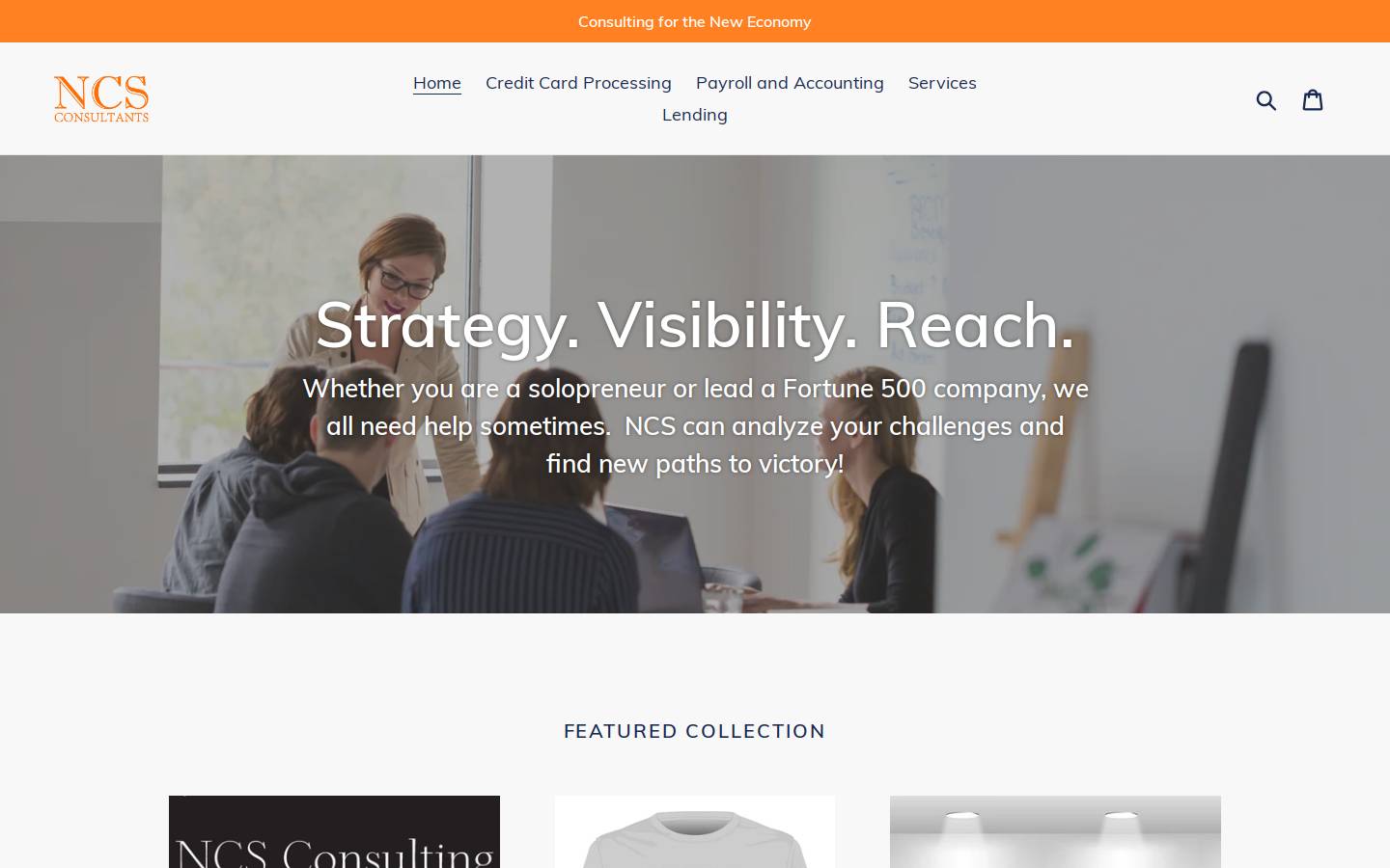 natconservices.com homepage screenshot