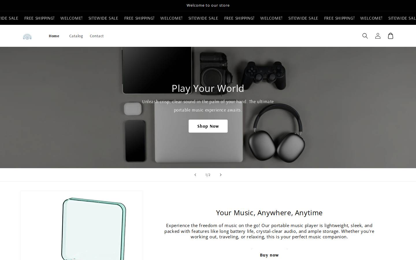 natesgadgets.shop homepage screenshot