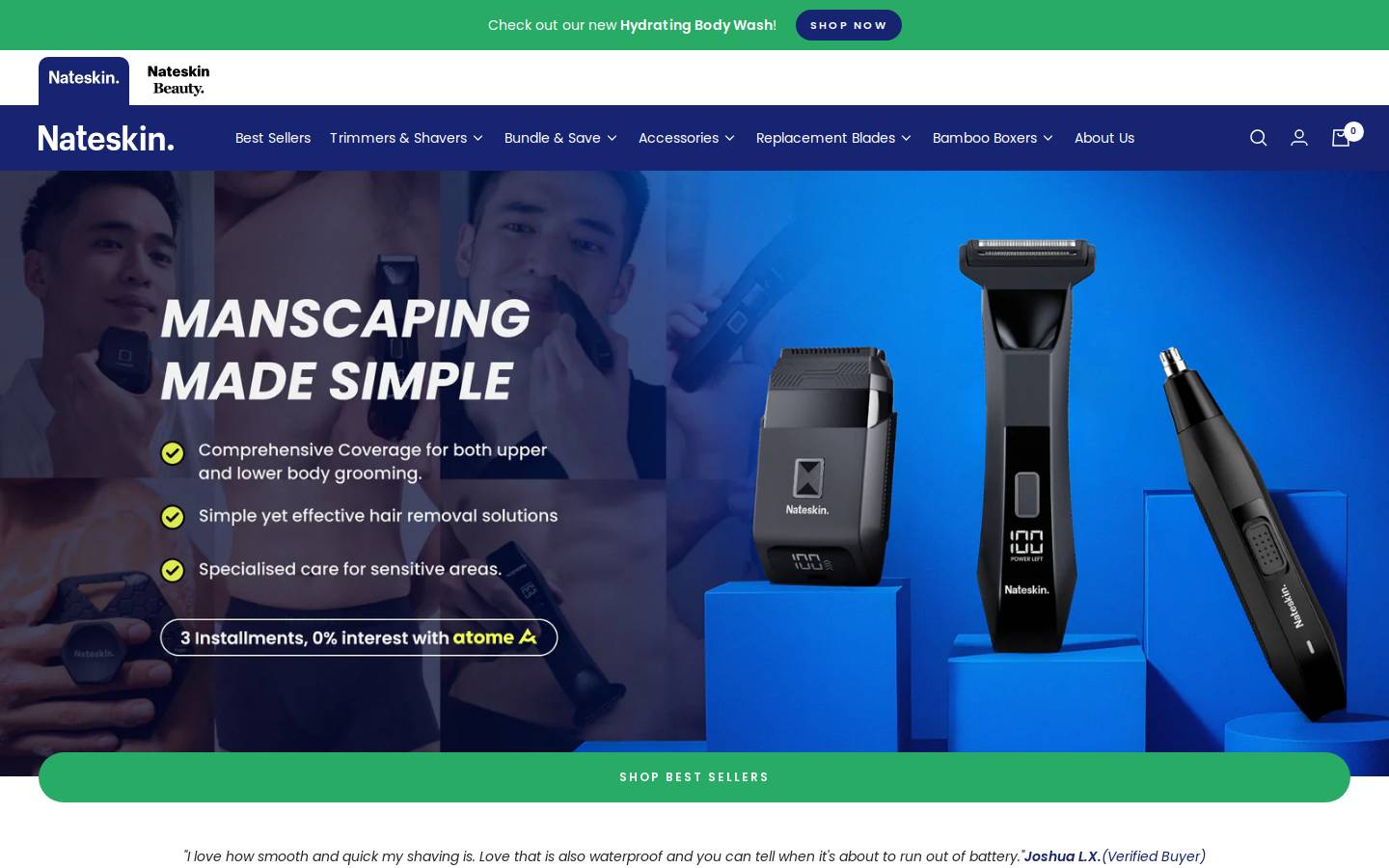 nateskin.com homepage screenshot