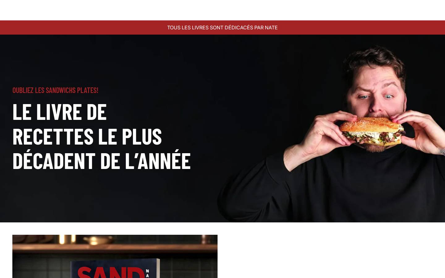 natetoddcuisine.com homepage screenshot