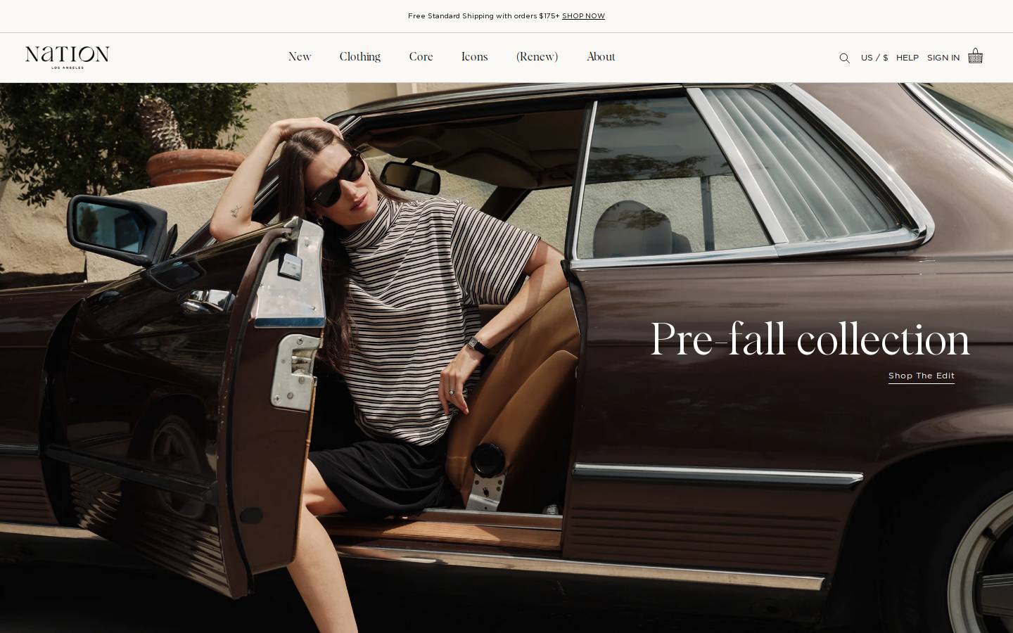 Nation Los Angeles homepage screenshot
