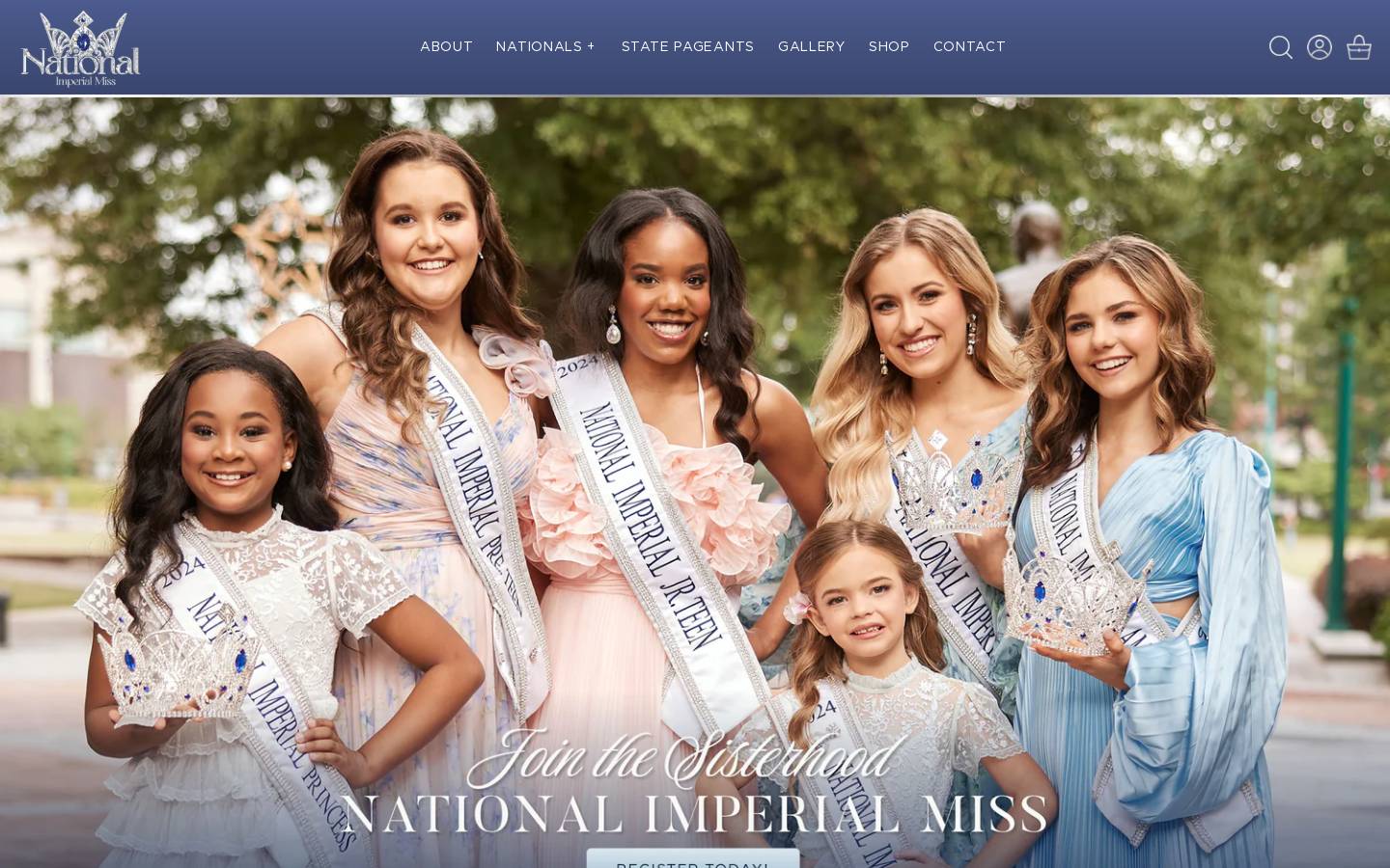 nationalimperialmiss.com homepage screenshot