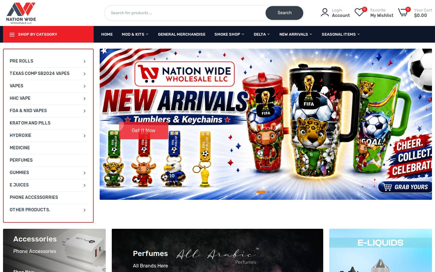 nationwidews.com homepage screenshot