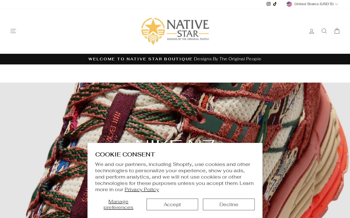 native-star.com homepage screenshot