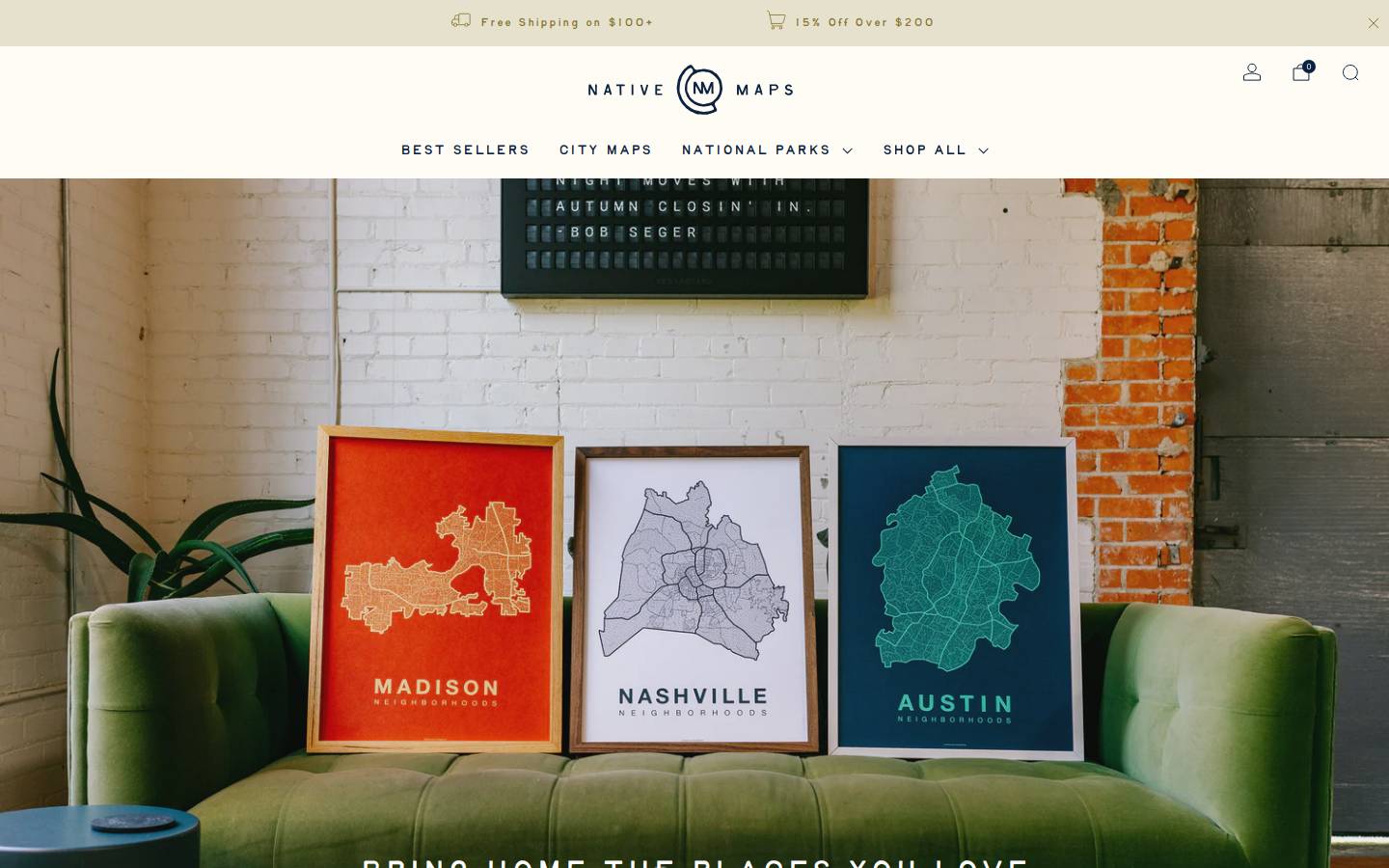 nativemaps.us homepage screenshot
