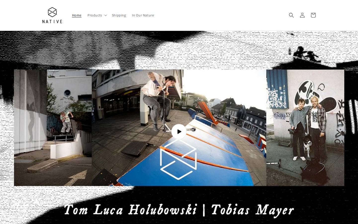 nativescooters.com homepage screenshot