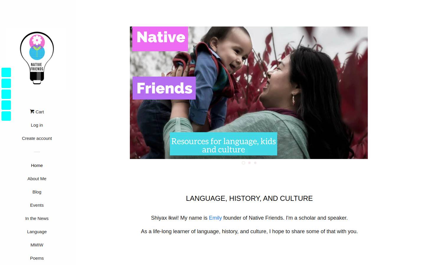 nativewomeninaction.org homepage screenshot