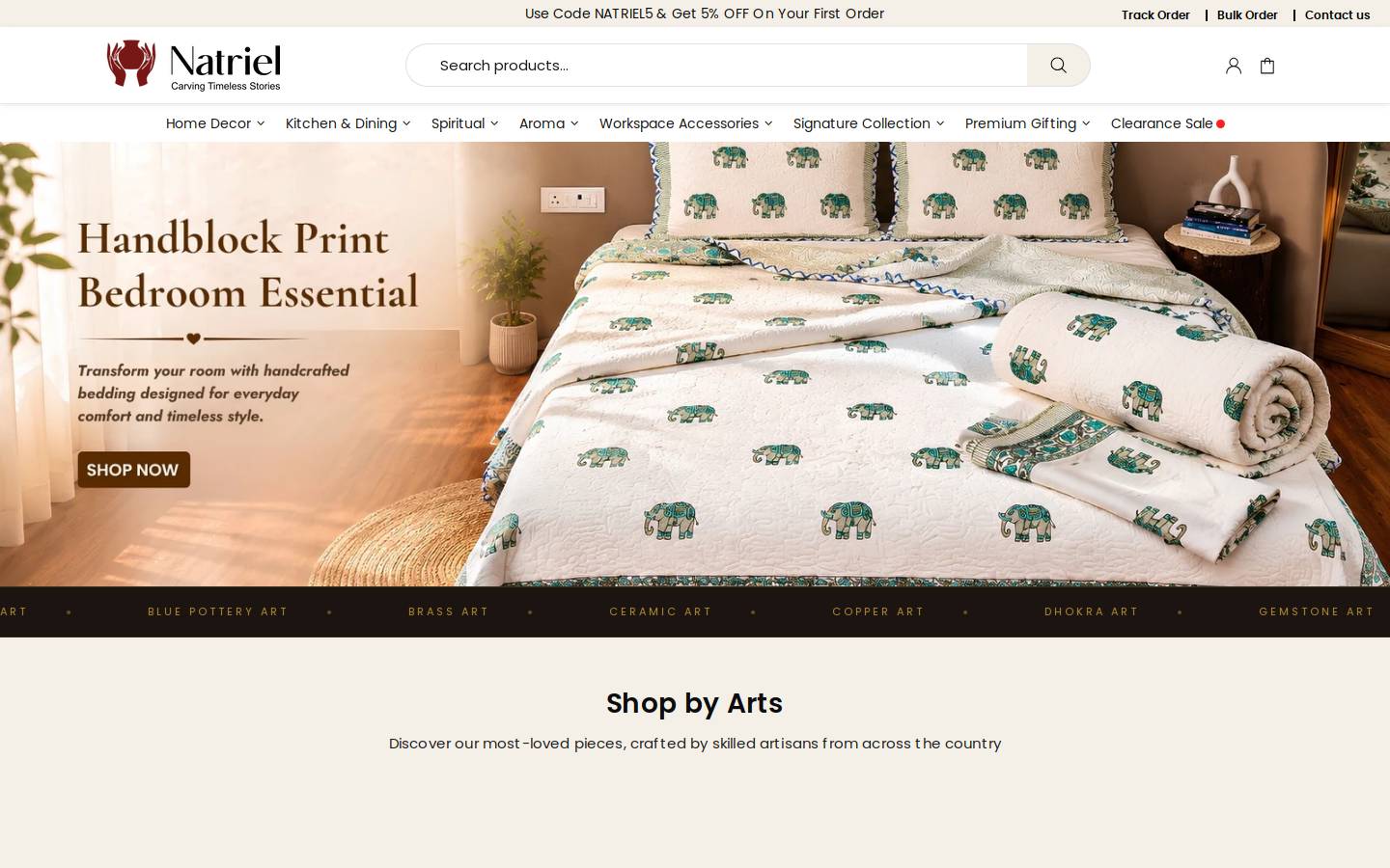 natriel.com homepage screenshot