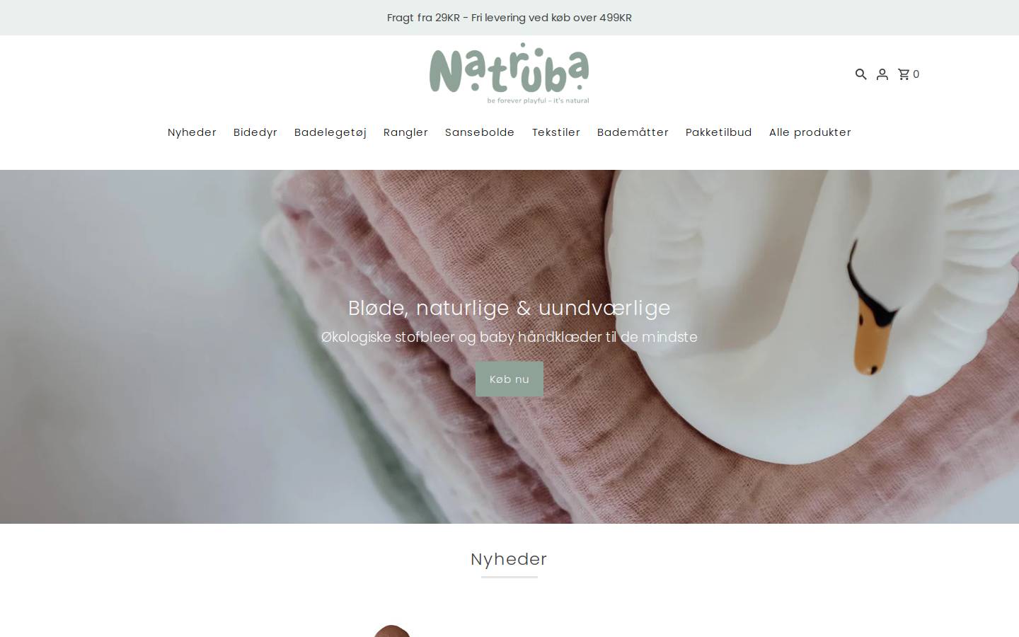 natruba.com homepage screenshot