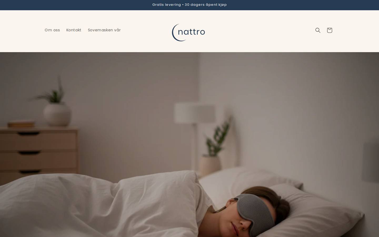 nattro.no homepage screenshot