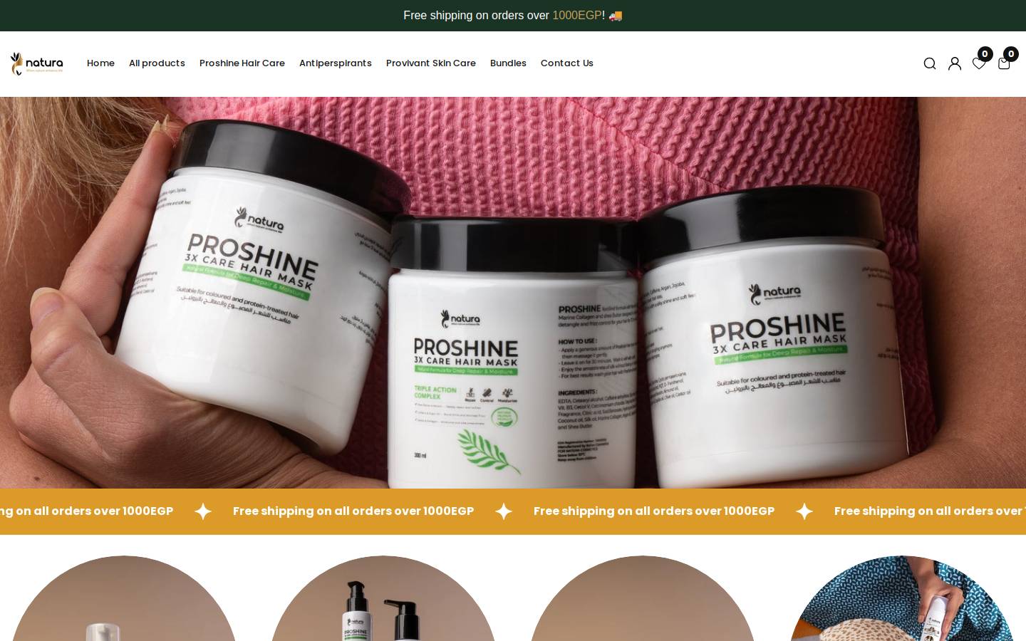 natura-co.com homepage screenshot