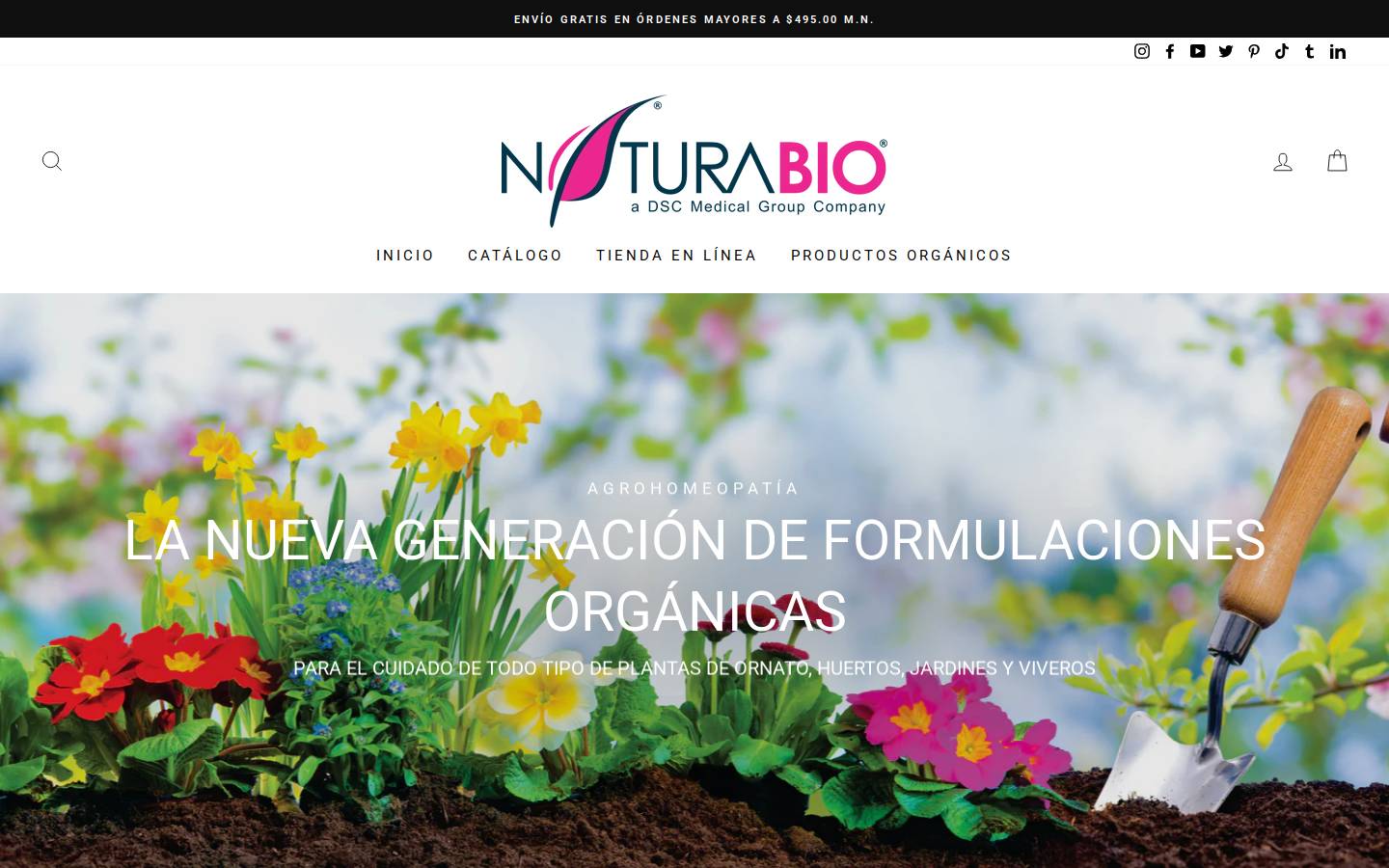 naturabiohg.com homepage screenshot