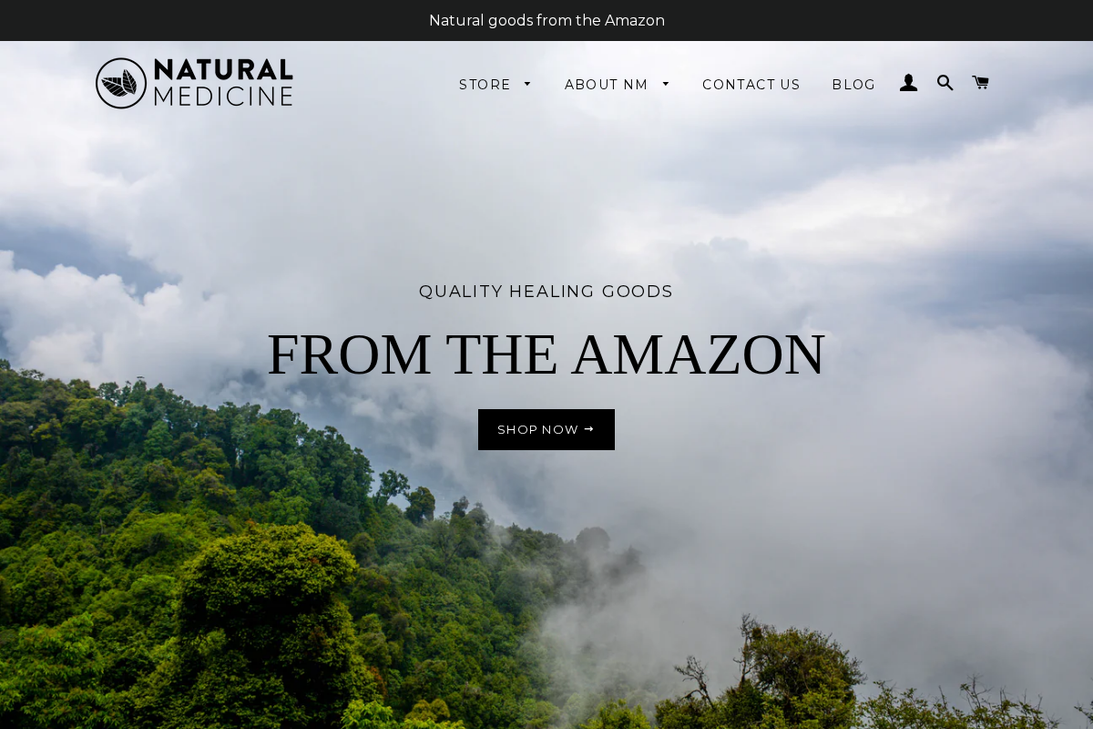 Natural Medicine homepage screenshot