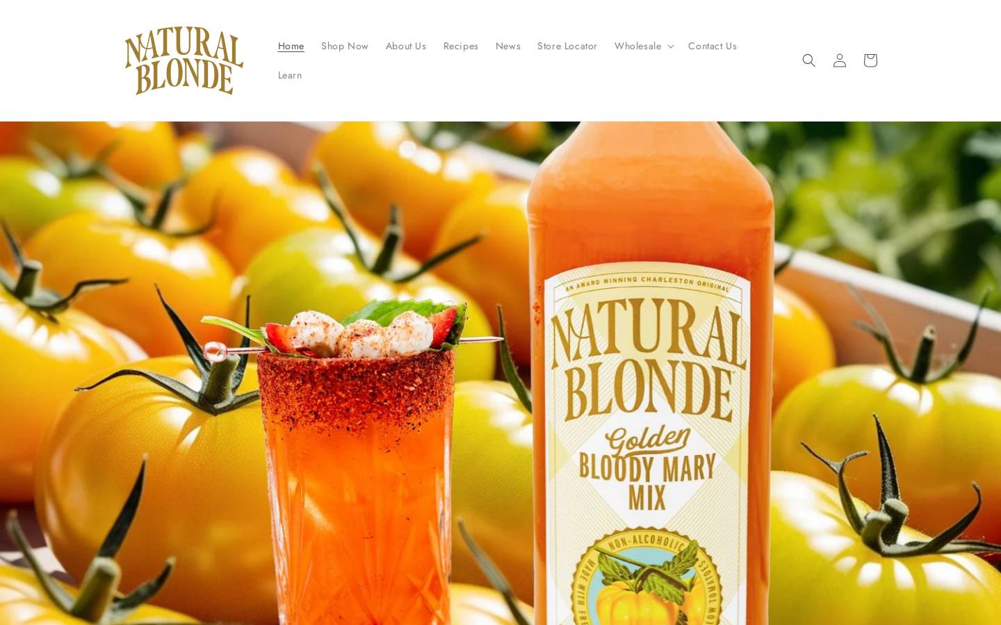 naturalblondemixes.com homepage screenshot