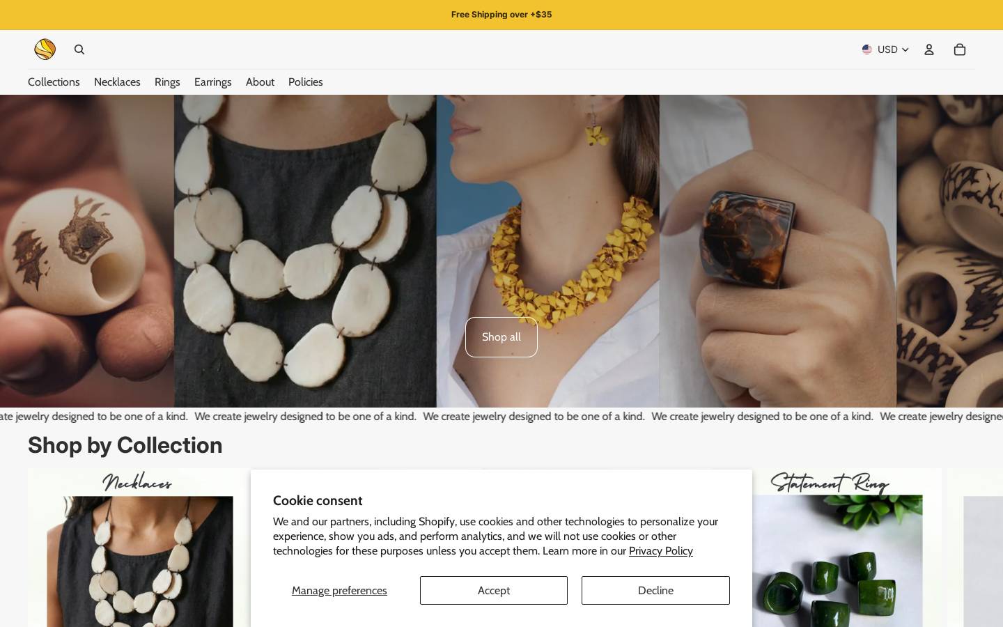 naturalbrandstore.com homepage screenshot