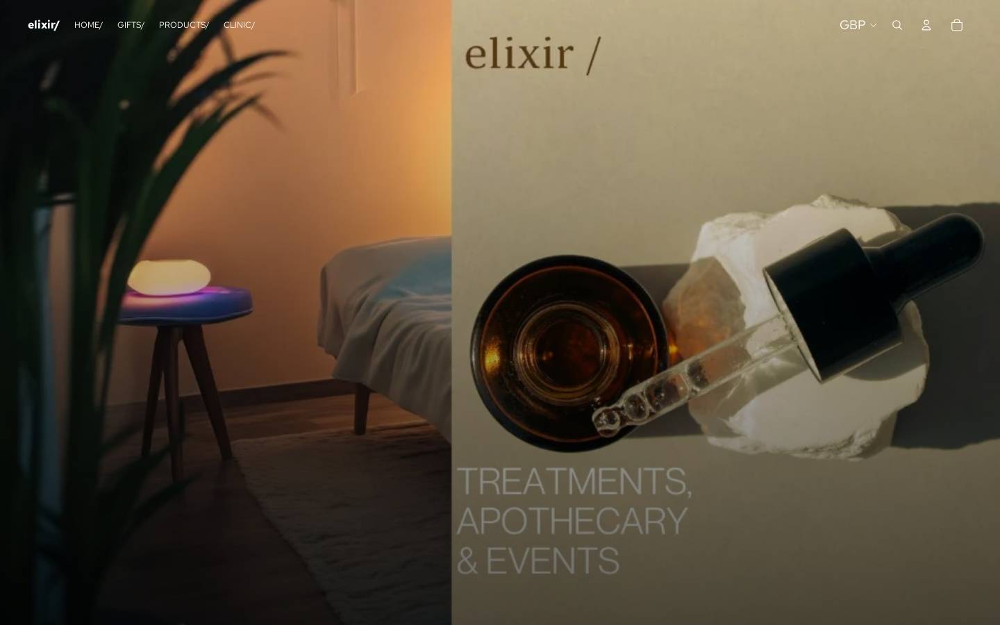 elixir/ homepage screenshot