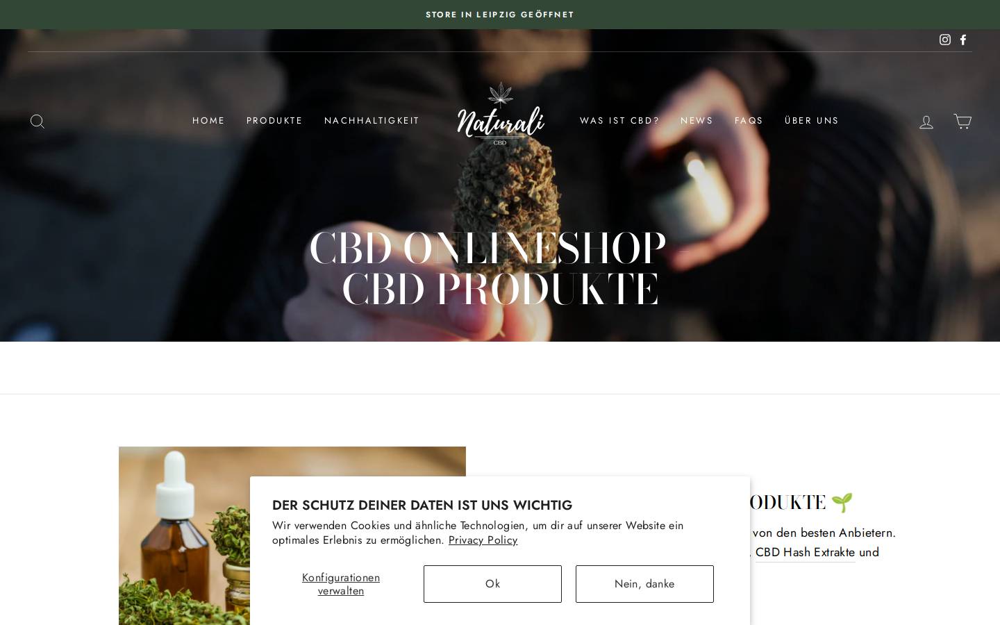 Naturalicbd homepage screenshot