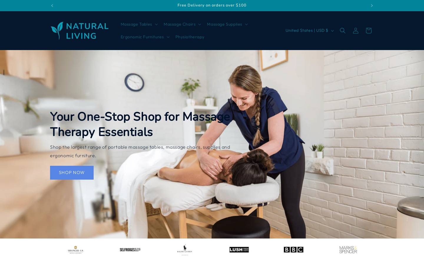 naturalliving-us.com homepage screenshot