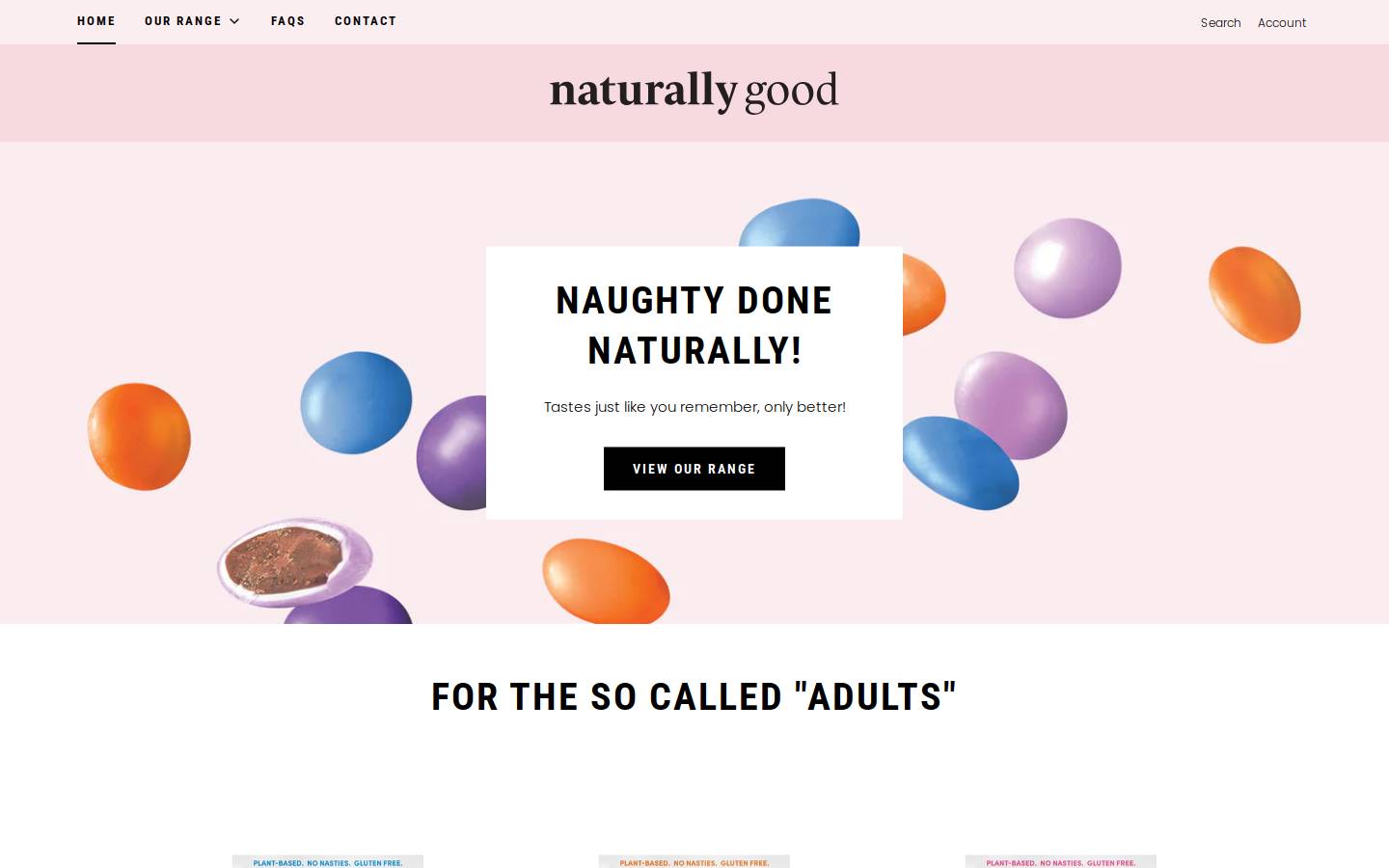 naturally-good.com.au homepage screenshot