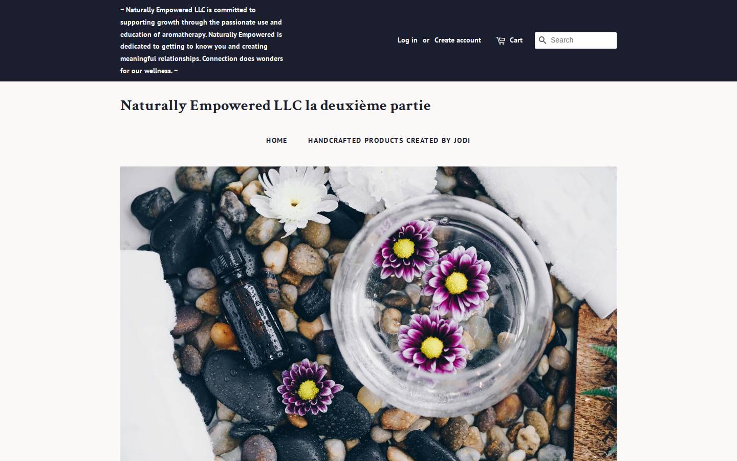 naturallyempowered.net homepage screenshot