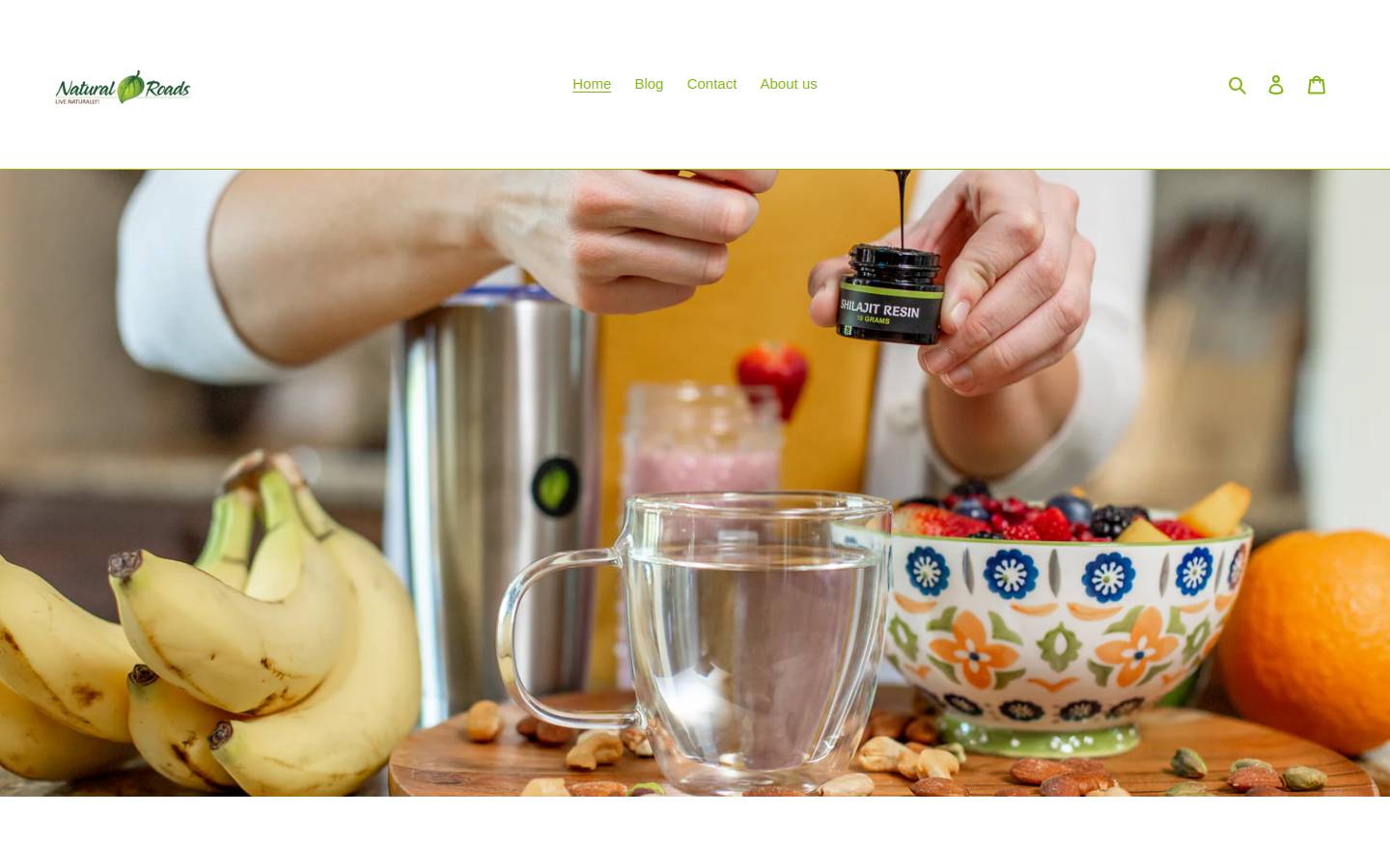 naturalroads.com homepage screenshot