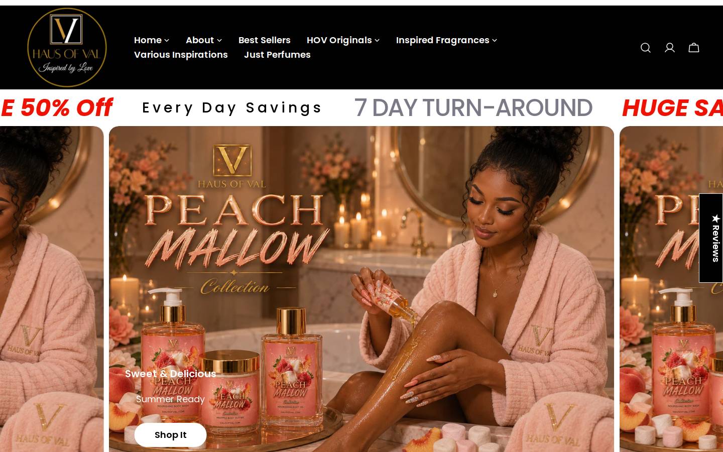 naturalspotshop.com homepage screenshot