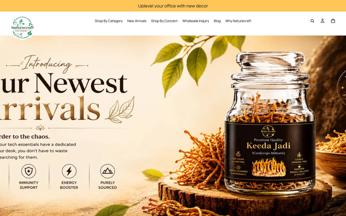 nature-craft.com homepage screenshot