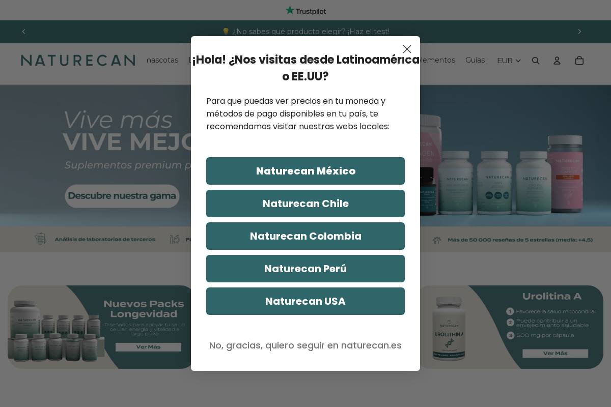 naturecan.es homepage screenshot