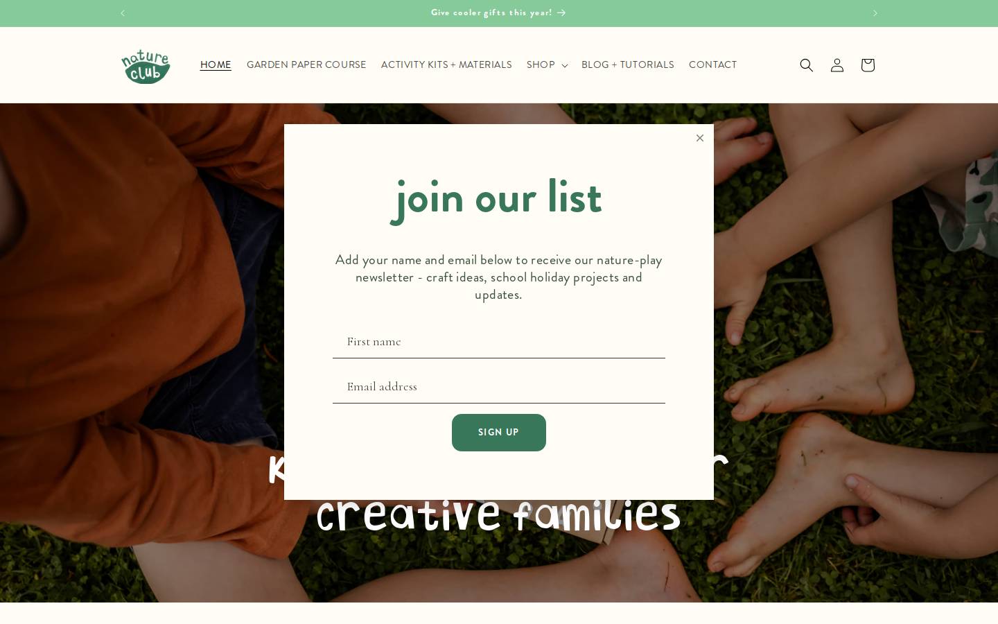 natureclub.co.nz homepage screenshot