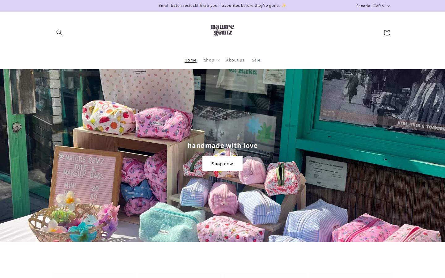 naturegemz.com homepage screenshot