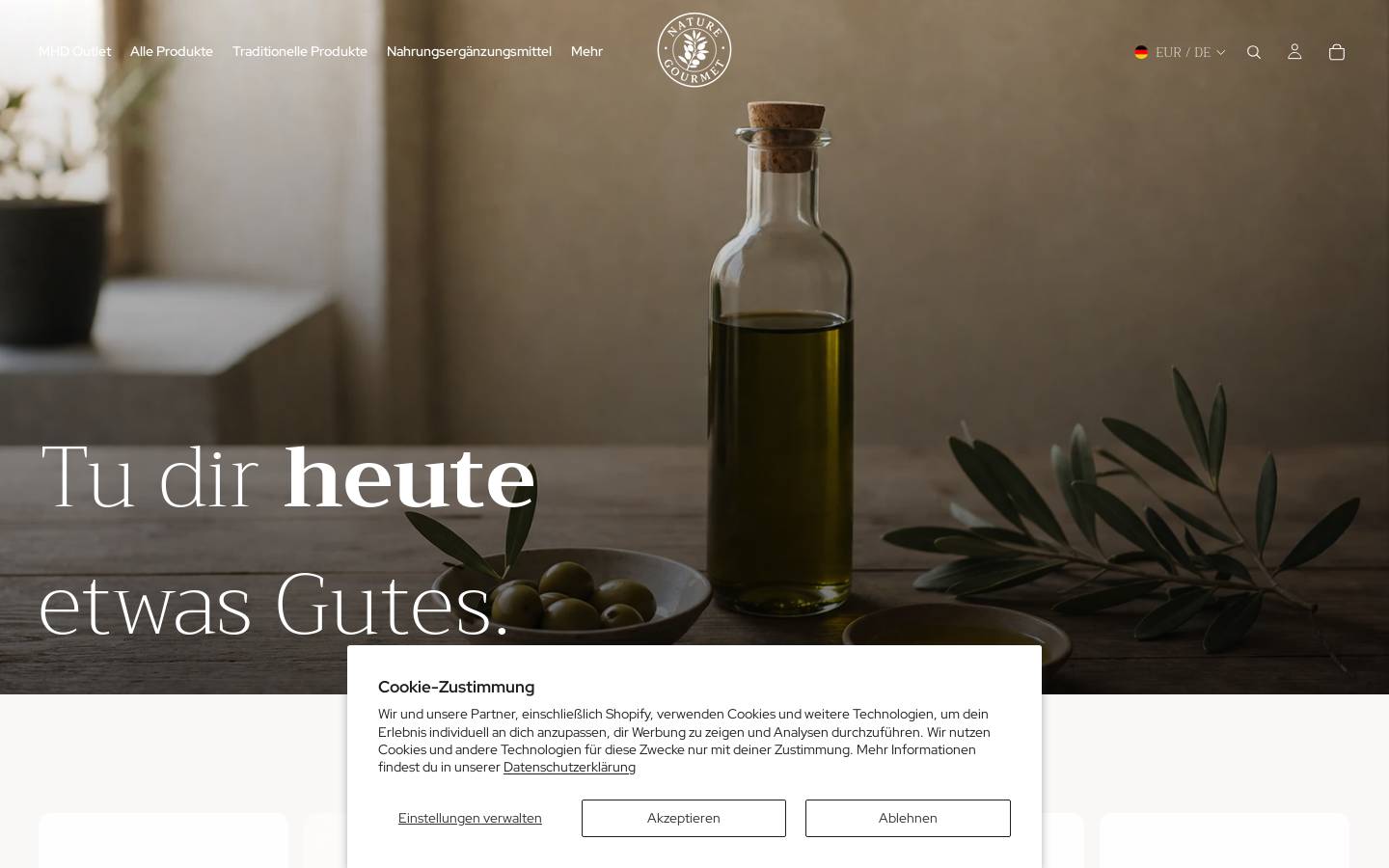 naturegourmet.net homepage screenshot