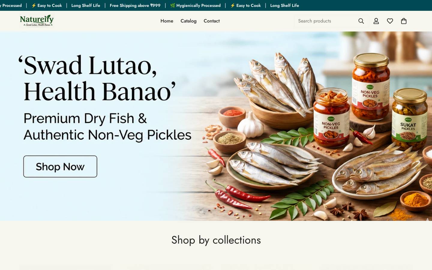 natureify.in homepage screenshot