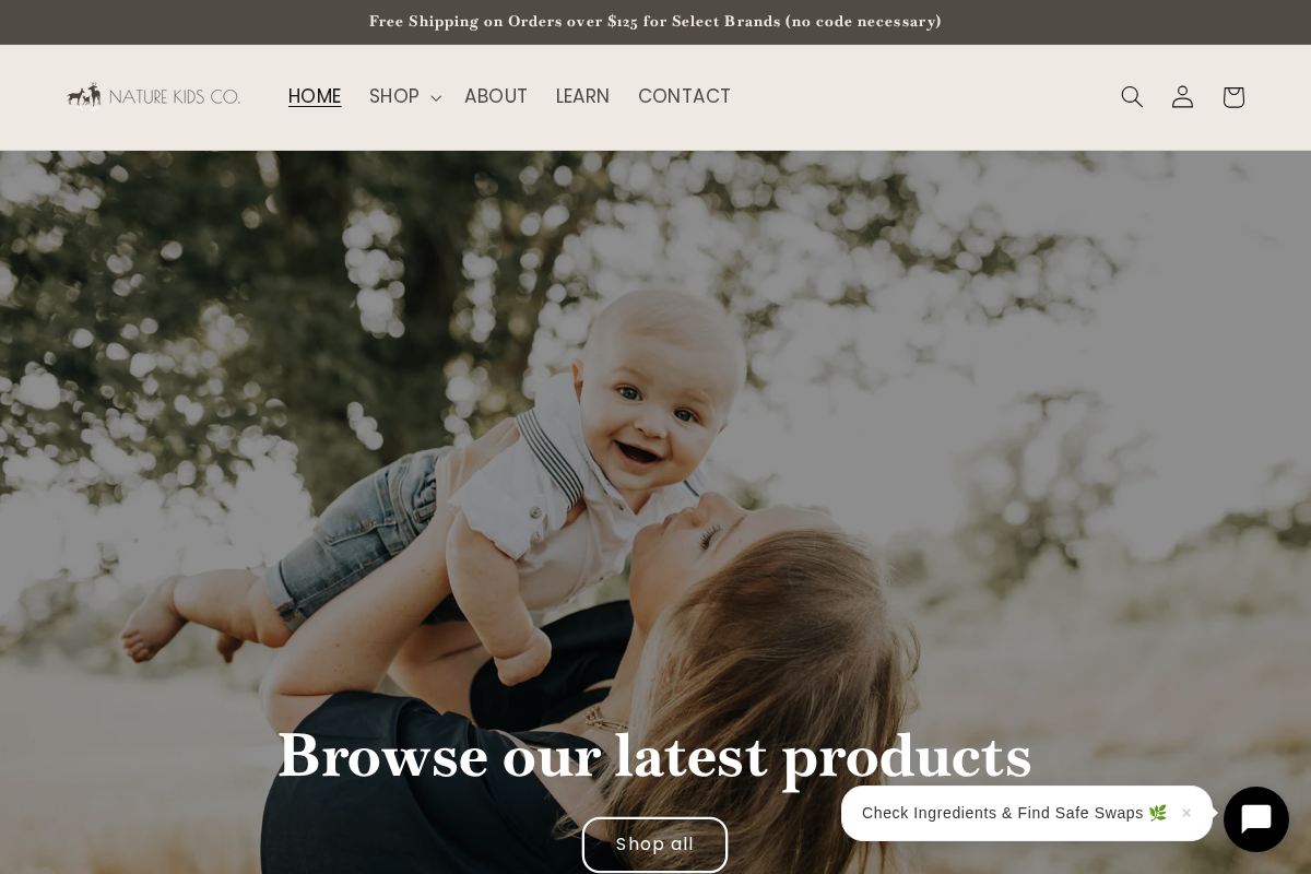 naturekidsco.com homepage screenshot