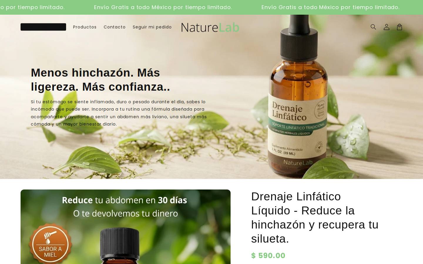Nature Lab Pesquisas e Análises LTDA homepage screenshot