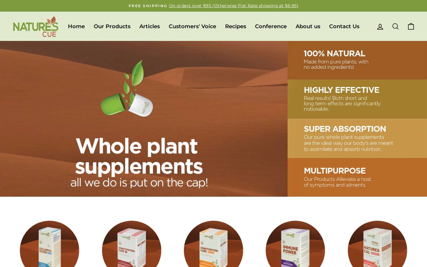 naturescue.com homepage screenshot
