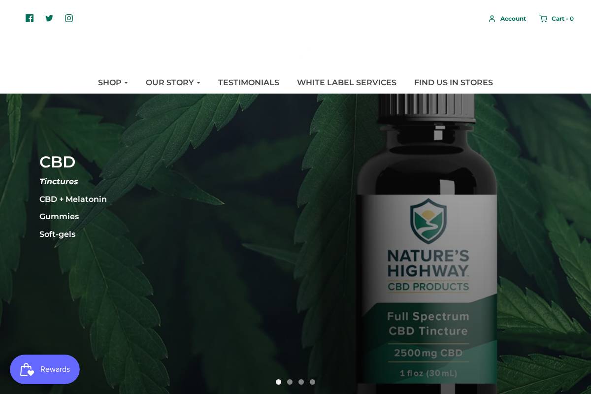 natureshighway.shop homepage screenshot