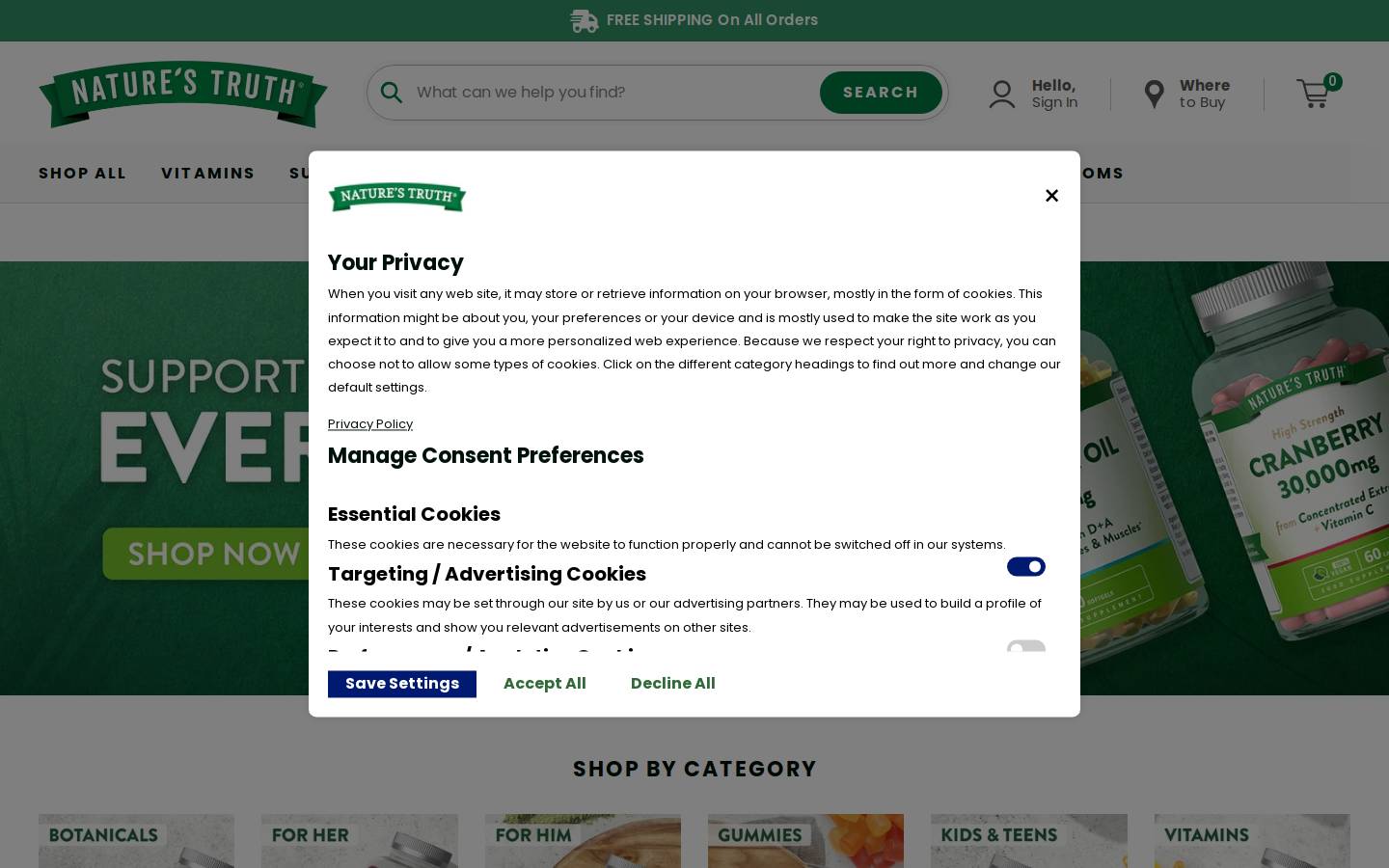 naturestruth.co.uk homepage screenshot