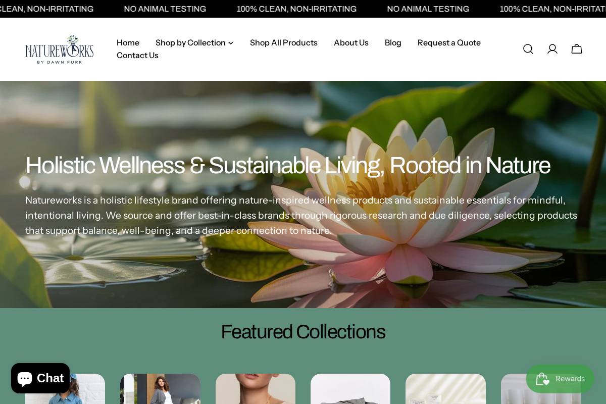 natureworksdesign.co homepage screenshot