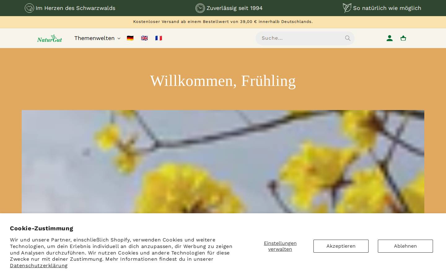 Naturgut homepage screenshot