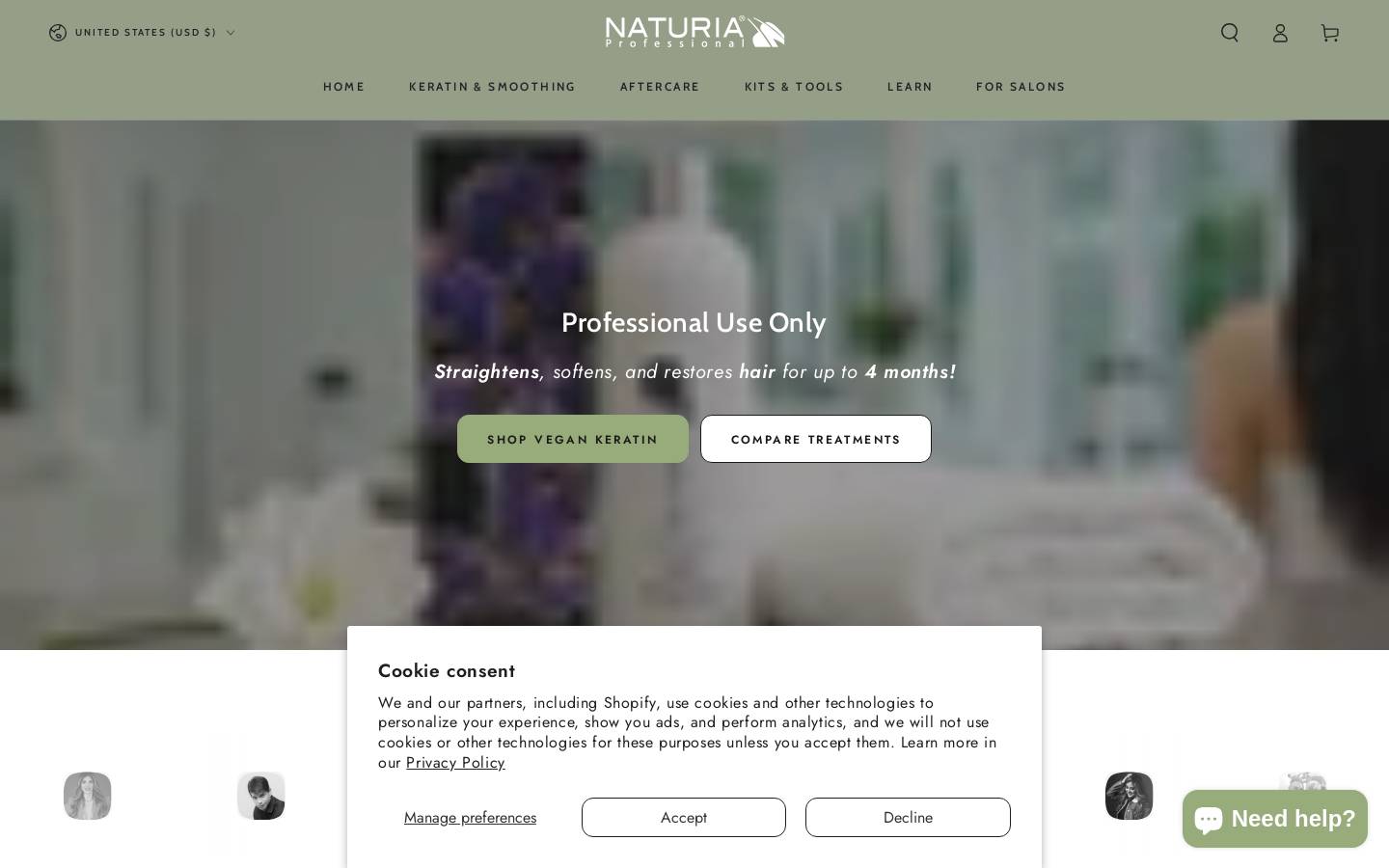 naturia.com homepage screenshot