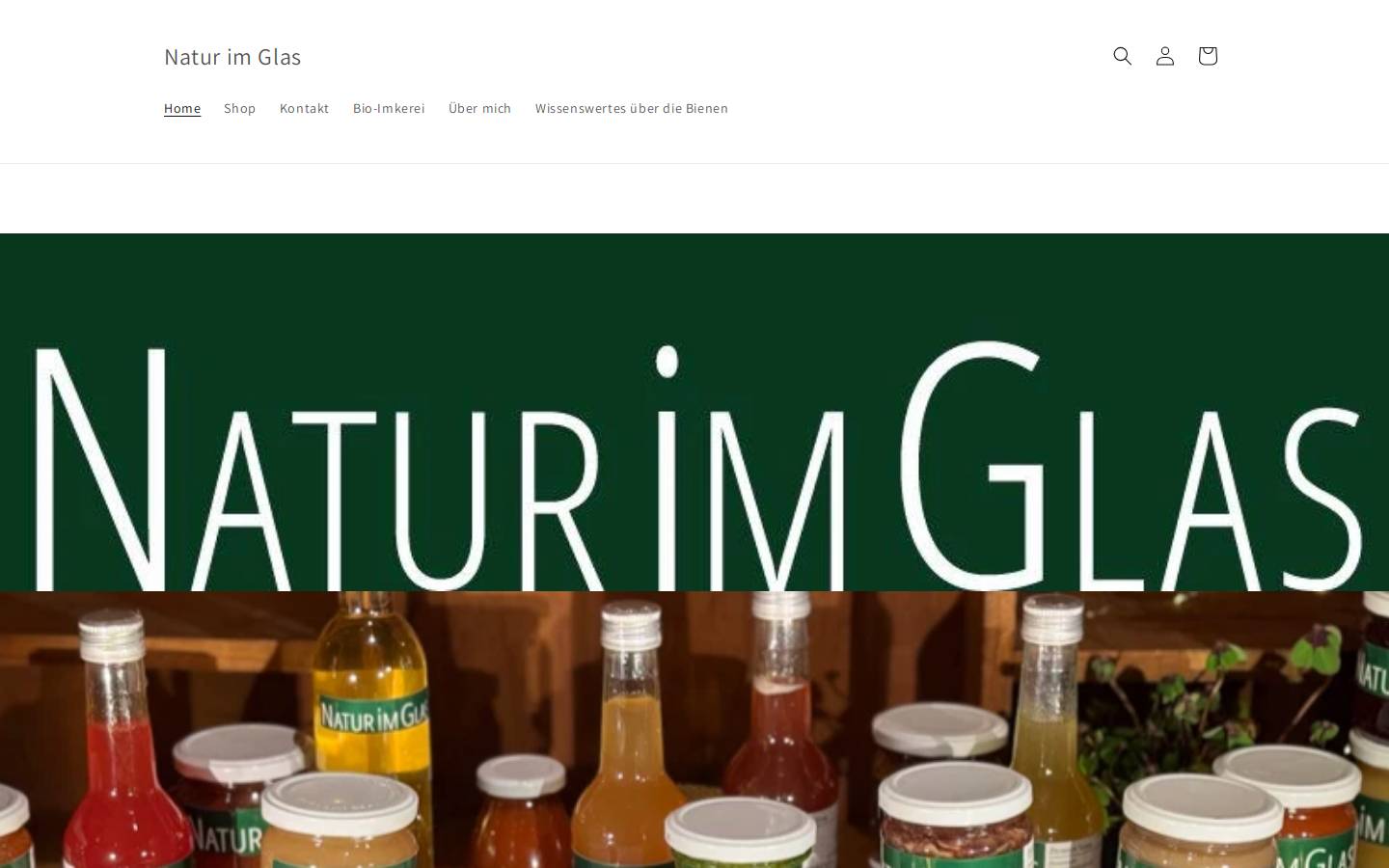 naturimglas.ch homepage screenshot