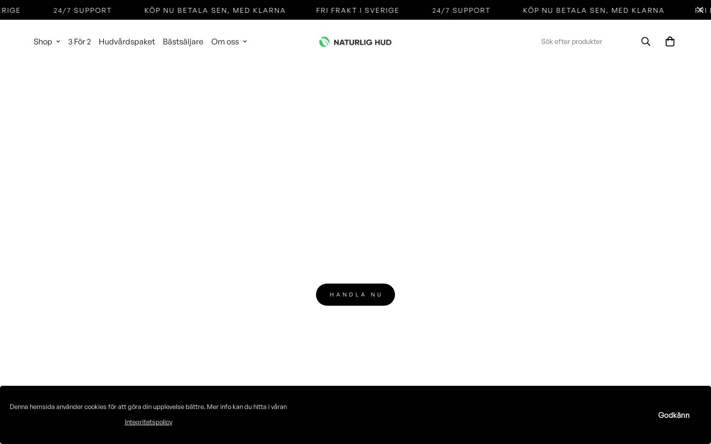 naturlighud.se homepage screenshot