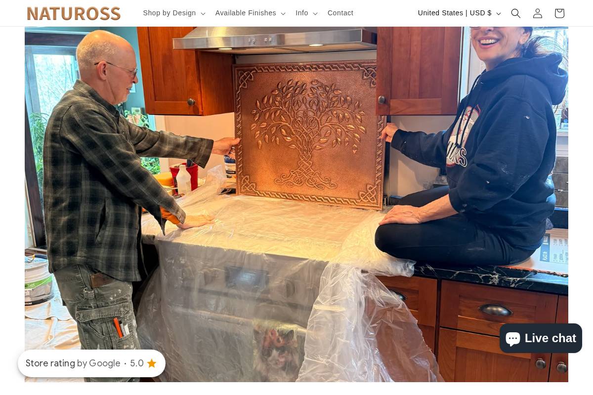 natuross.com homepage screenshot