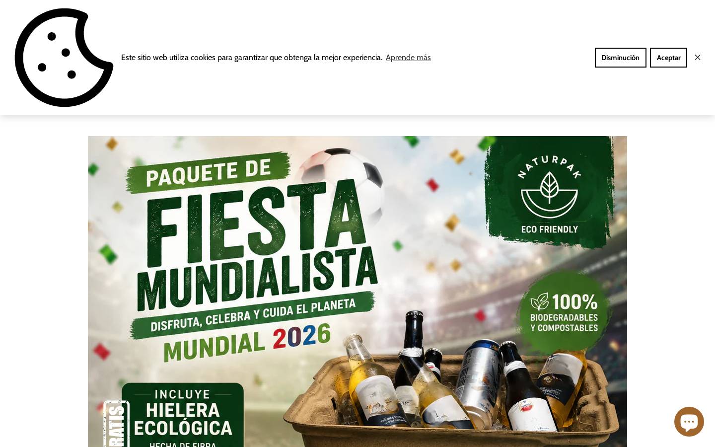 naturpak.mx homepage screenshot