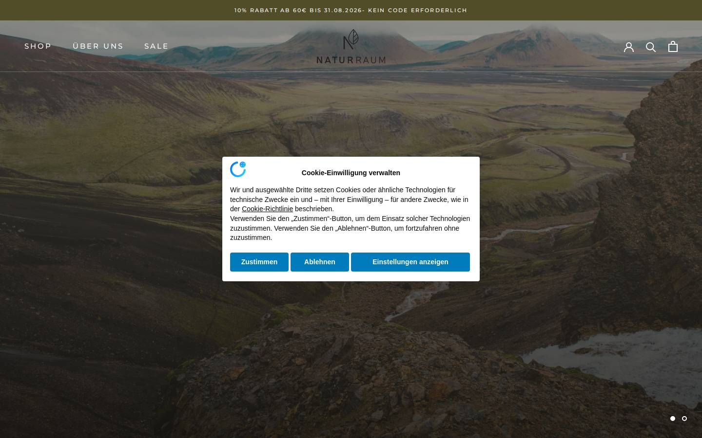 naturraum.shop homepage screenshot