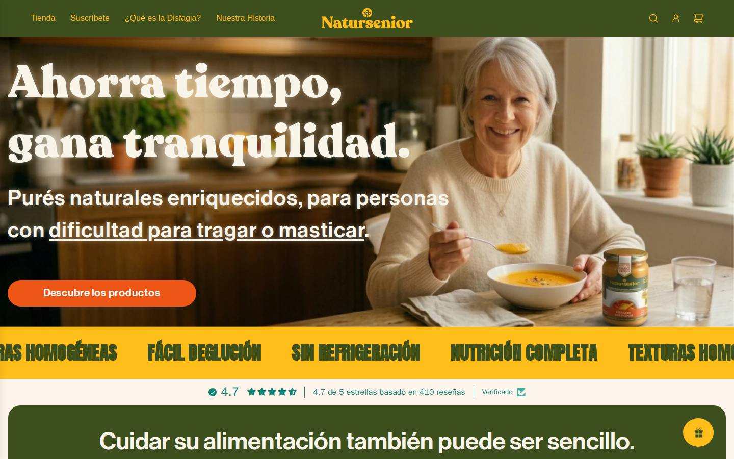 natursenior.com homepage screenshot
