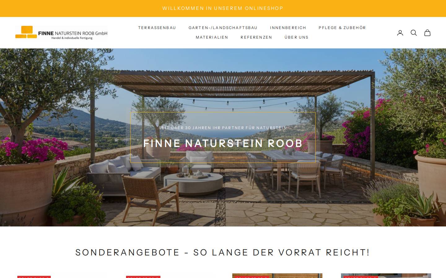 natursteinroob.de homepage screenshot